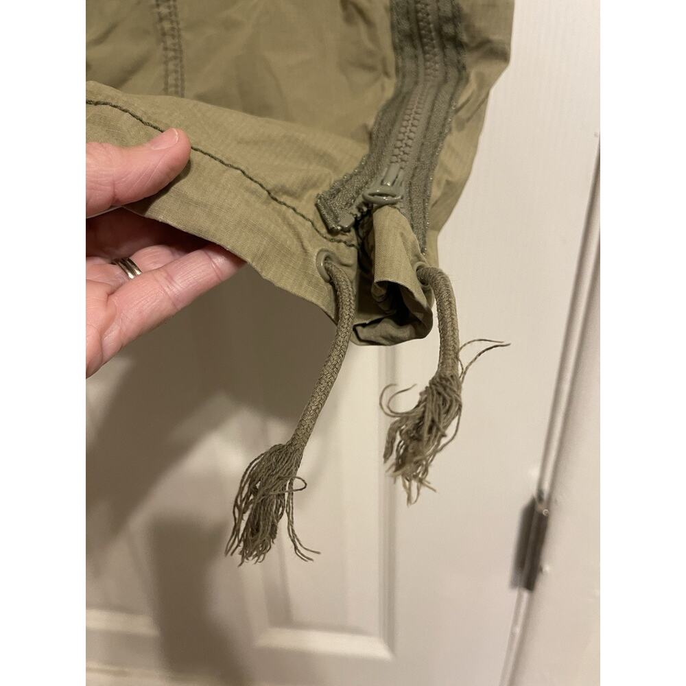 Vtg Y2K Gap Cotton Tan Cargo Baggy Pockets Zip Skater Paratrooper Pants 8 - Picture 3 of 7